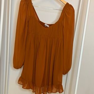 Women's Orange Blouse